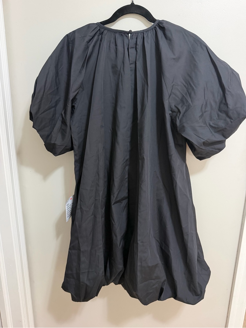 ASOS DESIGN Short Puff Sleeve Bubble Hem Mini Dress Size 12 - Picture 9 of 12